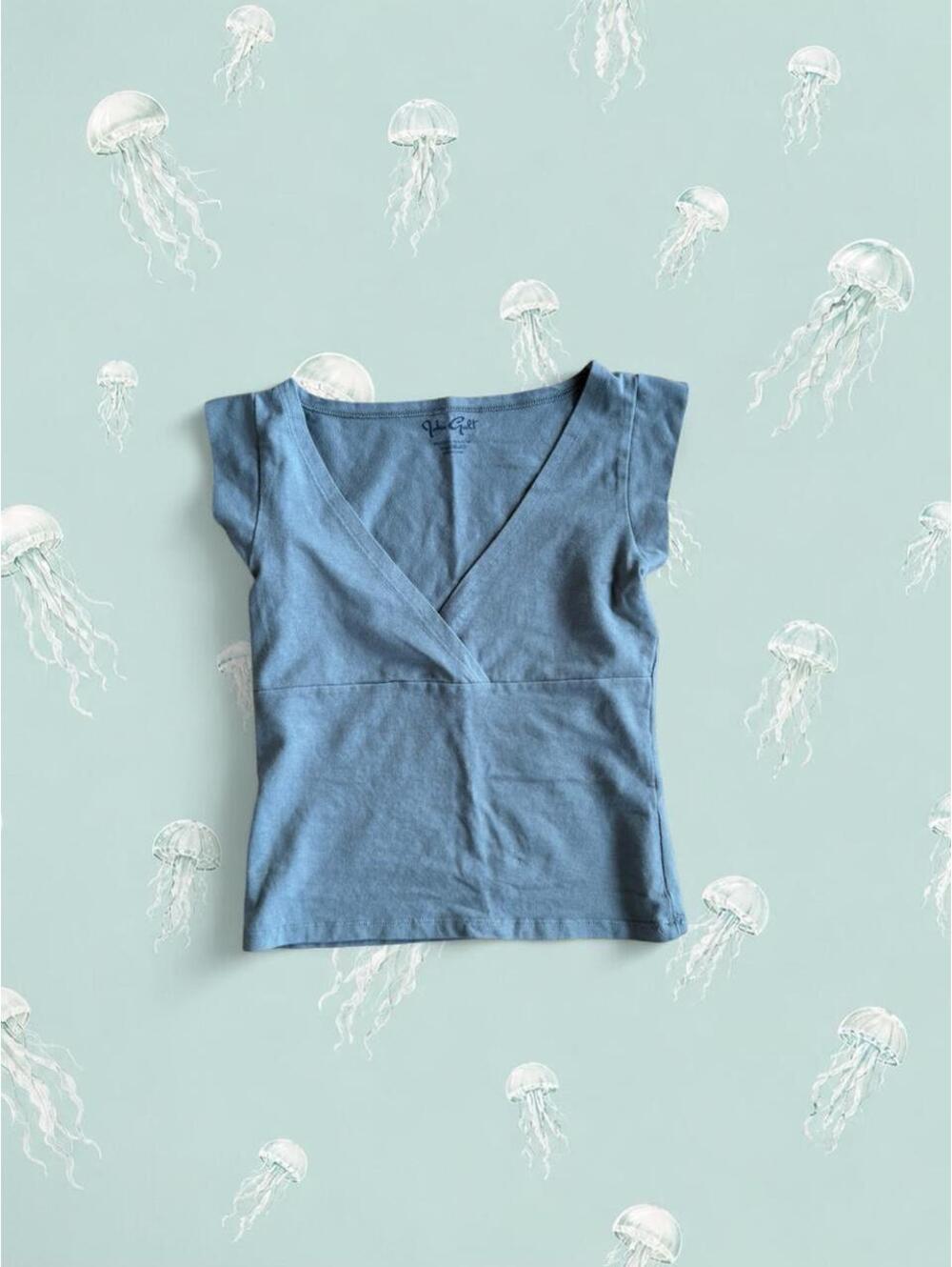 Brandy Melville greyish green Amara top